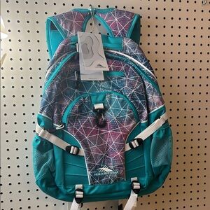 High Sierra Turquoise and Lavender Backpack